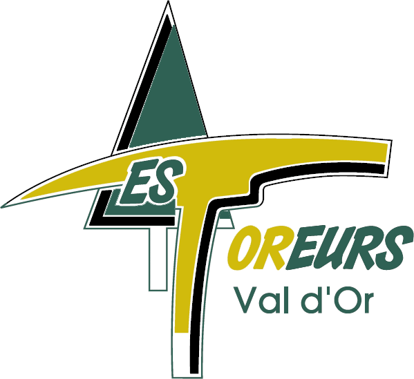 Val-d'Or Foreurs 1993 94-2004 05 Primary Logo vinyl decal